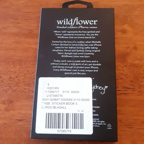 Wildflower Urban Outfitters Exclusive Sticker Book Iphone XS Max Phone Case - Picture 3 of 11